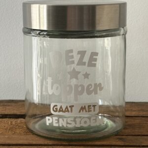 Snoeppot 'Deze topper gaat met pensioen'
