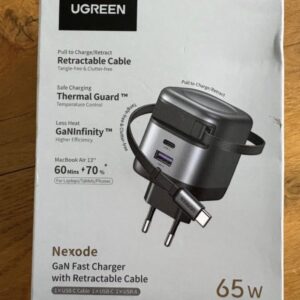 Intrekbare oplaadkabel