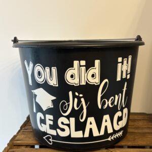 Emmer 'You did it, jij bent geslaagd'