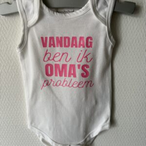 Romper 'Vandaag ben ik oma's probleem'